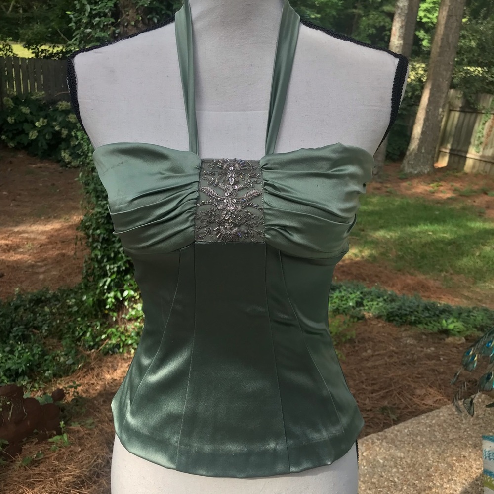 Vintage style corset top